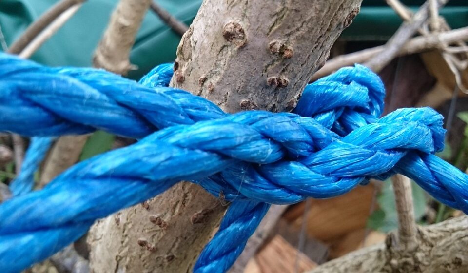 rope, texture, blue